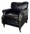 Pottery Barn Brooklyn Leather Armchair For Sale