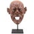 Large Japanese lacquer and Papier-Mâché (19th Century) Iki Ningyo mask or sometimes referred to as Noh mask, mounted on...