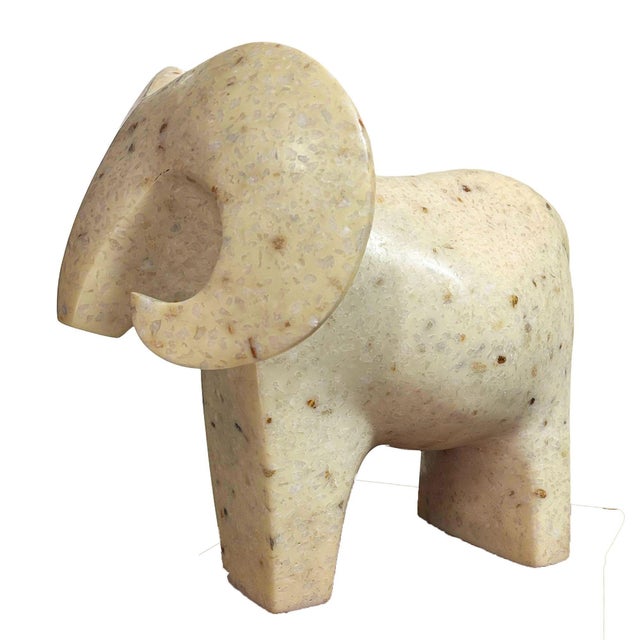 Post Modern White Marble Ram Sheep Sculpture by Masatoyo Kishi Kuki 32/200 For Sale - Image 4 of 7
