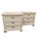 Vintage White Bedside Tables, 1960s, Set of 2, in Good conditions. Designed 1960 to 1969
