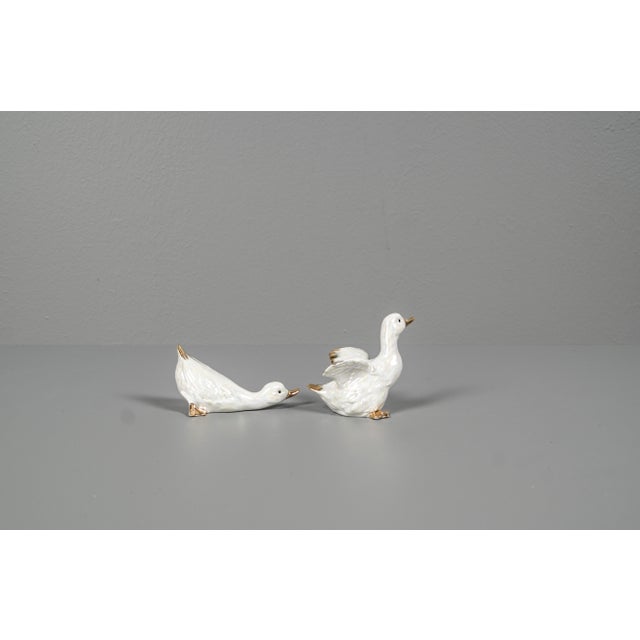 Modern Porcelain Ducks, 1970s, Set of 2 For Sale - Image 3 of 13