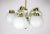 Mid-Century Modern Mid-Century 5 Arms Brass Chandelier by Emi For Sale - Image 3 of 13