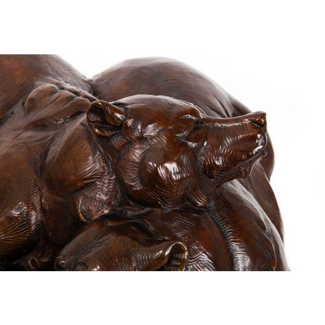 American Western Modernist Bronze Sculpture “Après La Danse" (1999), Dan Ostermiller For Sale - Image 9 of 12