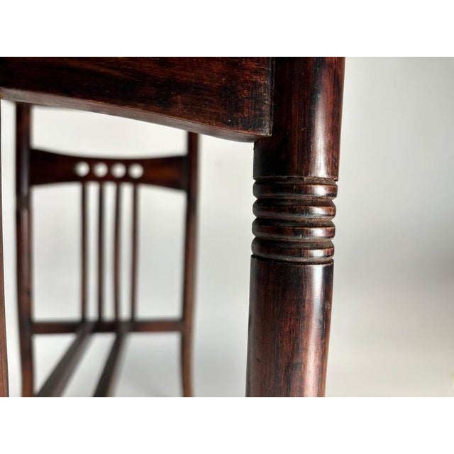 Wood Viennese Secession Beech Coffee Table from J.J. Kohn, 1890s For Sale - Image 7 of 8
