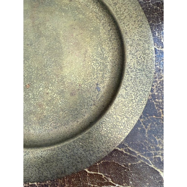 Metal Tiffany Studios Gilt Bronze 9" Tray For Sale - Image 7 of 13