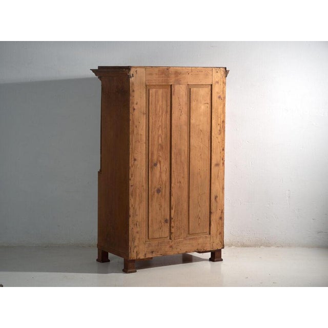 Antique Biedermeier Secretary Desk in Walnut Wood, Austria, 1840 For Sale - Image 14 of 15