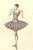Contemporary 1988 Set of 2 Versace Ballet Dance Costume Design Prints, Matted For Sale - Image 3 of 3