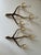 Vintage Bronze-Gold Three-Light Wall Sconces from Arlus, 1960s, Set of 2 For Sale - Image 17 of 18