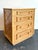Mid-Century Modern Vintage Whitecraft Oak and Bamboo Chest of Drawers For Sale - Image 3 of 12