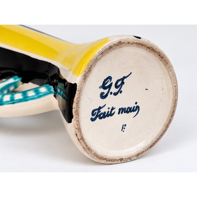 Ceramic Vase from Gabriel Fourmaintraux, France, 1950s For Sale - Image 6 of 9