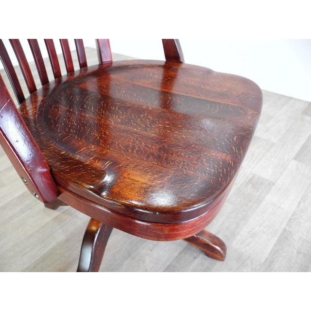 Wood Antique Desk Chair by Adolf Loos for Thonet, 1890s For Sale - Image 7 of 18