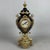 Antique French Table Clock in Blue Porcelain and Brass from Limoges For Sale - Image 14 of 14
