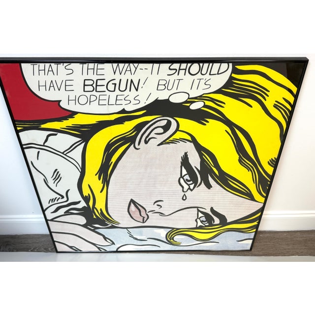 Metal Roy Lichtenstein "That's The Way It Should Have Begun!" Pop Art Screenprint For Sale - Image 7 of 14
