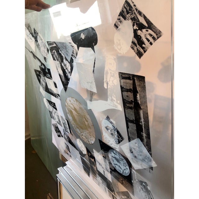 Lowell Nesbitt, MOONWALK 1970 Color Silkscreen Screenprint Acrylic Plexiglass Mod Space Art, 1970 For Sale - Image 11 of 15