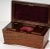 Antique Early 19C English Regency Mahogany Tea Caddy
