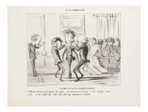 Honoré Daumier - Encore un Nouveau Divertissement - Lithograph - 1853