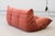 Togo Two-Seat Sofa in Coral Corduroy by Michel Ducaroy for Ligne Roset For Sale - Image 9 of 12