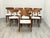 Brown Set of 8 Mid Century Modern Walnut Dining Chairs For Sale - Image 8 of 9