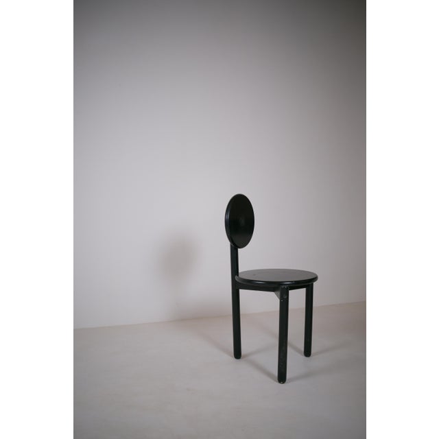 A distinctive postmodern convertible chair, most likely dating from the 1980s. Built around a particularly refined...
