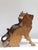 Wood 19th Century Victorian Oak Gothic Library Steps with Lion Figures For Sale - Image 7 of 11