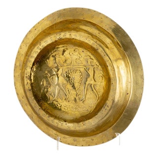 Sacred Art Alms Plate, Nuremberg, 16th Century For Sale