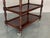 Early 20th Bar Cart With Three Tier and Two Leafs Convertible in Tea Table For Sale - Image 12 of 13