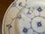 Traditional Vintage Bing & Grondahl Blue Fluted Dinner Plate 624 For Sale - Image 3 of 8