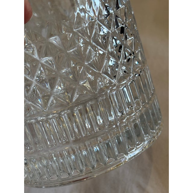 1970s 1970s Pressed Glass Lowball or Rocks Barware Glasses - Set of 6 For Sale - Image 5 of 6