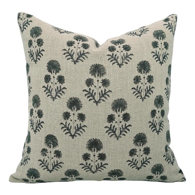 Fabdivine Floral Home Decor Cushion Cover 26x26 Inch– Thick Linen Fabric, Rishi For Sale