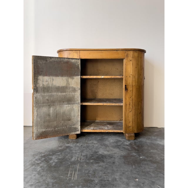 Tan Antique Pine Huffer Cabinet For Sale - Image 8 of 10
