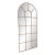 French Architectural Salvage Iron Window Frame Mirror, Circa 1890 For Sale