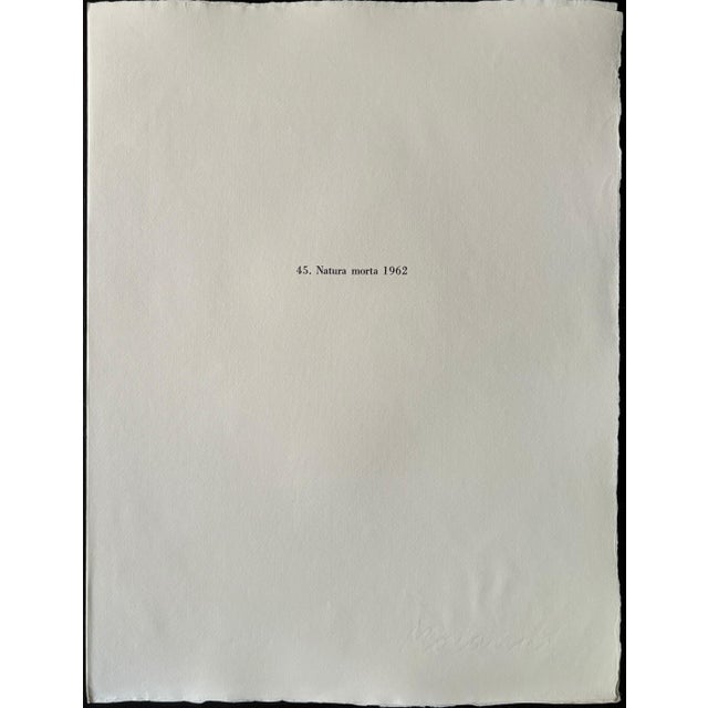 1970s Giorgio Morandi, Still Life, 1962-1973, Lithograph For Sale - Image 5 of 9