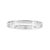 Modern Cartier Love Classic Model 4 Diamonds 18k White Gold Iconic Bangle Bracelet For Sale - Image 3 of 8