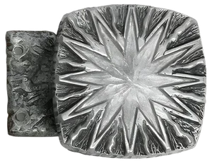 Pop Art Sunburst Cast Aluminum Door Handle, 1960s