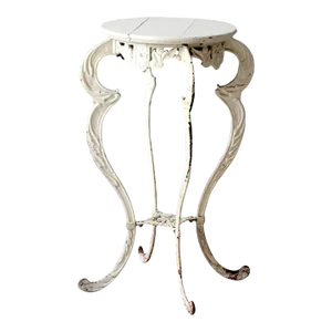 Antique Victorian Cast Iron Pedestal Table