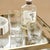 Aperitivo Triangular Shot Glass, Clear w/ Gold Rim - Set Of Six The Aperitivo Triangular collection is a stylish addition...