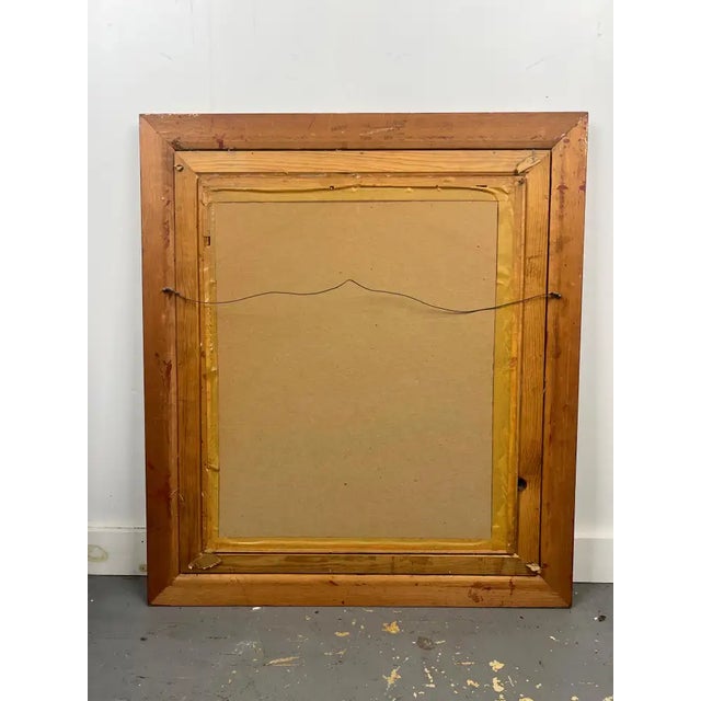 Sandu Liberman Rabbi With Young Girl Lithograph Signed, Numbered & Framed 1960's For Sale - Image 14 of 14