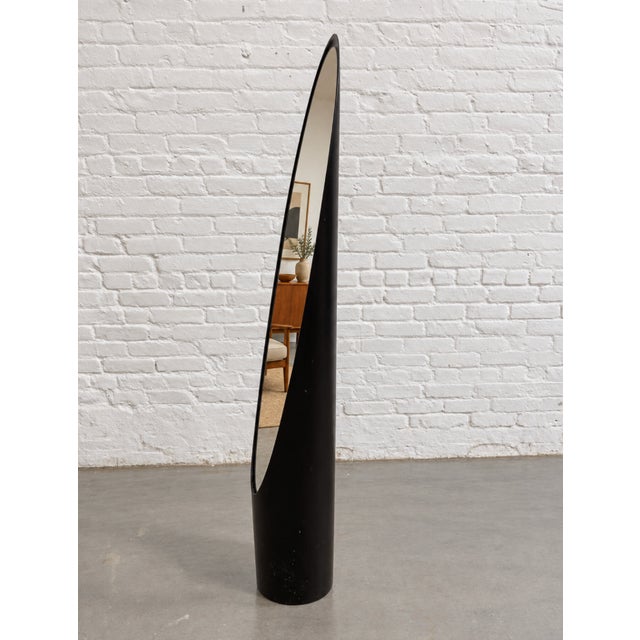 Mid-Century Modern Vintage Mid Century Freestanding Lipstick Mirror, C. 1970’s For Sale - Image 3 of 11