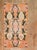Colorful one-of-a-kind Tibetan rug from the 2nd quarter of the 20th century feauturing a bright orange field Measures:...