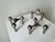 Mid-Century Modular Candleholders by Stoff Nagel. Germany, 1960s, Set of 3 For Sale - Image 6 of 8