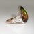 7.5Ct Black Opal Ring With Natural Diamond Accents: Solid 14k Gold, Size 6.75 For Sale In Columbus - Image 6 of 8