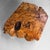 Wood Mid Century Low Burl Wood Table, Japan, 1970s For Sale - Image 7 of 13