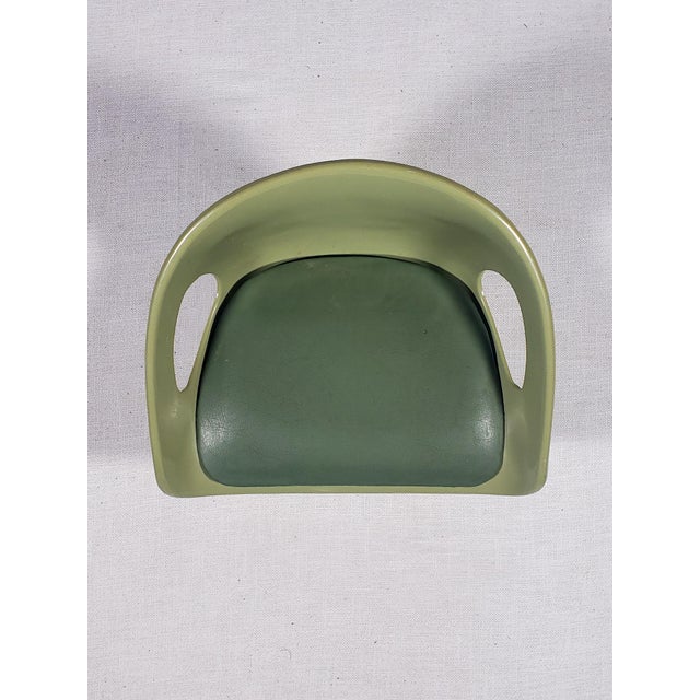 Vintage Original MCM Cosco Household Goods (Columbus Indiana) Padded Childs Seat For Sale - Image 10 of 12