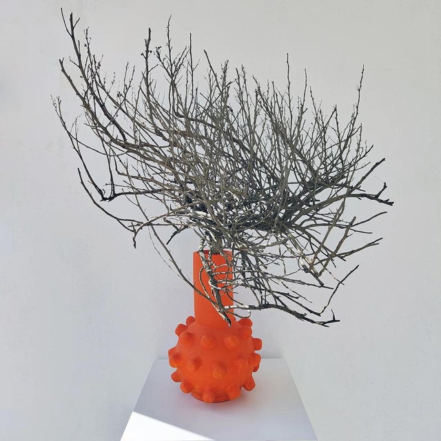 Not Yet Made - Made To Order Popcorn Jar Down Sculpture in Ceramic by Liliana Silva For Sale - Image 5 of 6