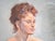 Beautiful modern impressionist figure painting of a nude woman by George Wishon (American, b.20th Century). The two-toned...