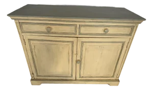 Painted Antique Cupboard From England
