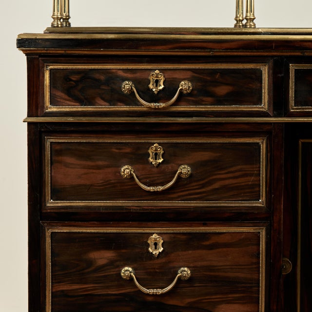 Antique Early 19th Century Dutch Colonial Calamander Desk For Sale - Image 12 of 18