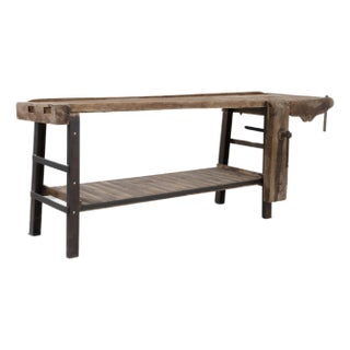 20th Century French Wooden Work Table For Sale