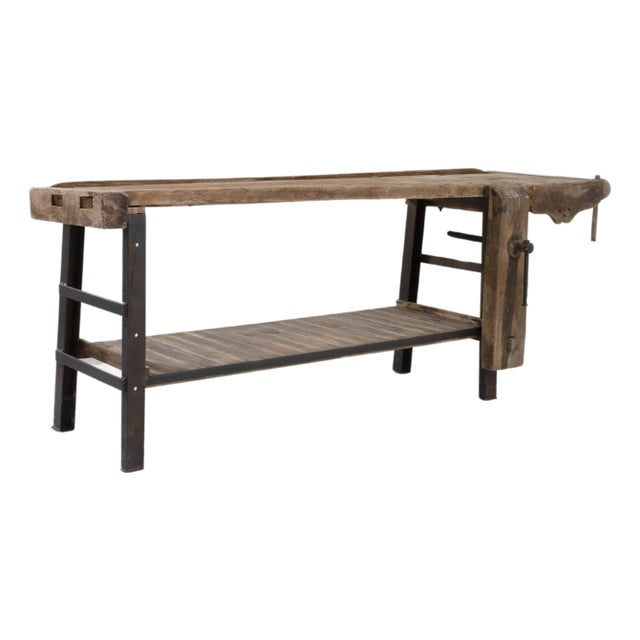 20th Century French Wooden Work Table For Sale