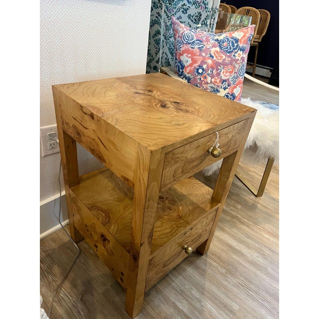 Contemporary Made Goods Lindsey Nightstand For Sale - Image 3 of 4